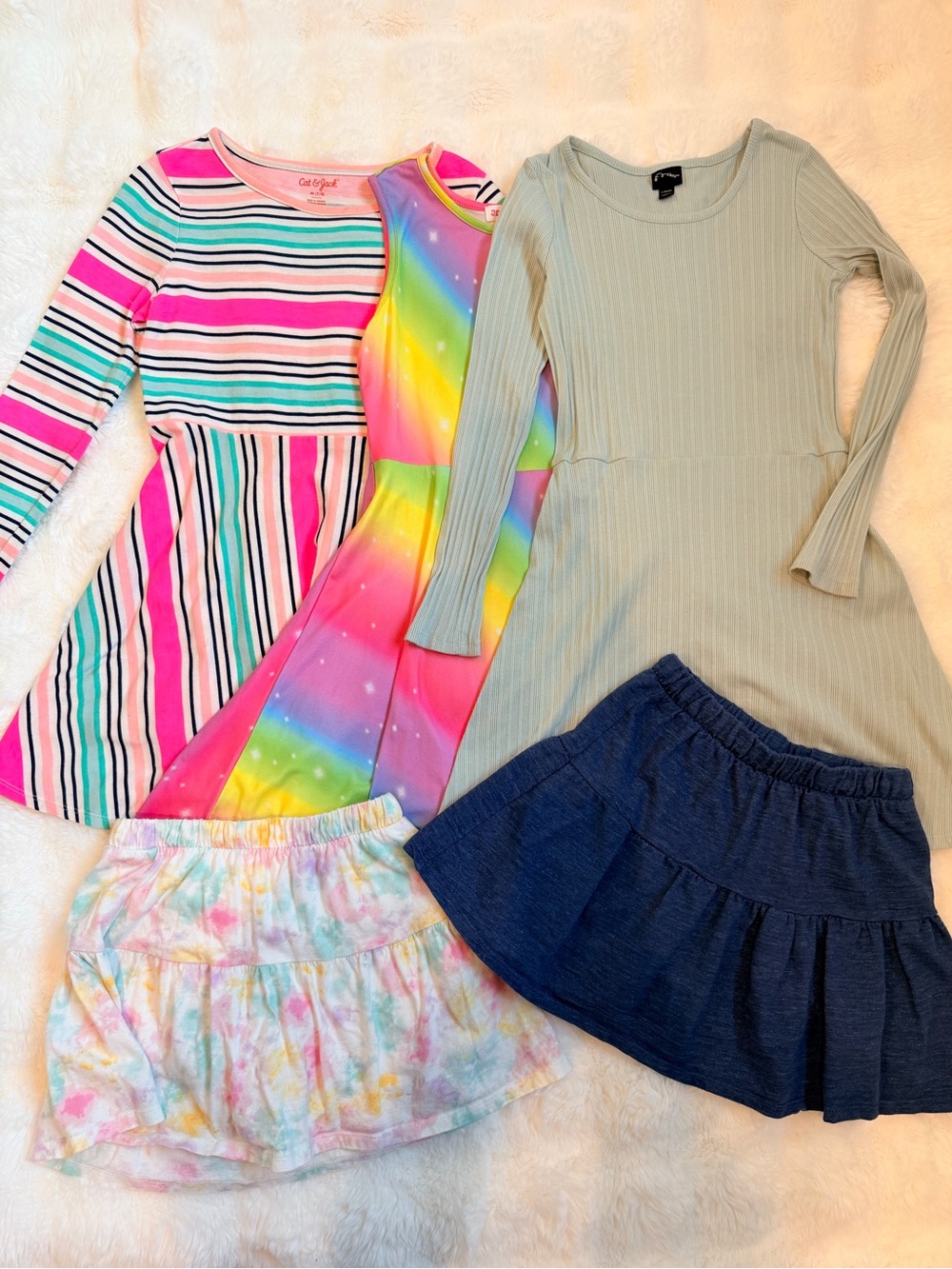 Dress and skirt lot